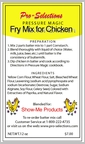 Picture of Pro-Selections Chicken Fry Batter Mix